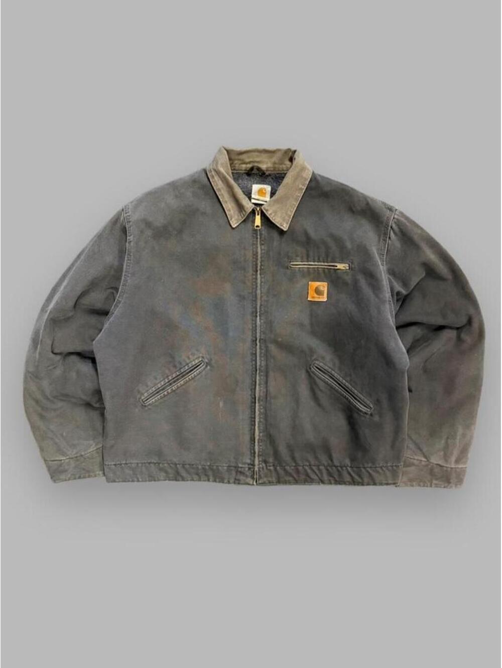 Vintage Carhartt Petrol Grey Carhartt Detroit Jacket